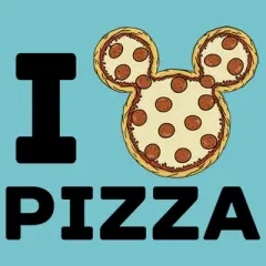 Girl's Disney Mickey Mouse Pizza T-Shirt
