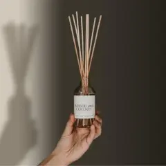 Sweet Water Decor Mango and Coconut Clear Reed Diffuser - 3.5oz