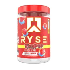 RYSE Core Loaded Pre Workout Energy Supplement Powder - Ring Pop Cherry: Endurance Formula