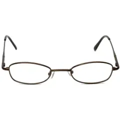 Flex Plus by Vivid FP-10 Designer Reading Eye Glasses in Brown 45mm +2.50 | Ladies | Oval Shape | Small Fit