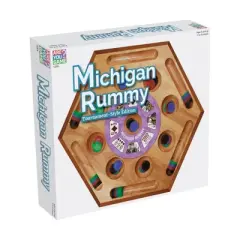 AreYouGame.com Michigan Rummy Tournament Style Edition Board Game: Strategy for 3-8 Players, Includes Chips & Cards