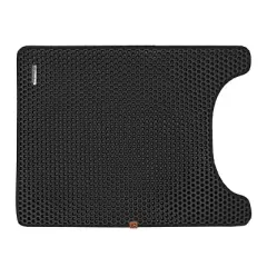 Whisker Litter-Robot Litter Trap Mat - Black: Unscented Cat Waste Accessory