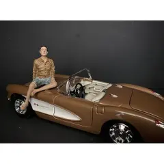 Seated Couple Release III, 2 piece Figurine Set for 1/24 Scale Models by American Diorama