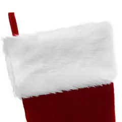 2pk Hangright Premium Christmas Stocking - Haute Decor: Velvet, Adjustable Loop, Winter Holiday Decor