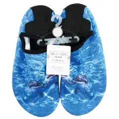 Hudson Baby Kids and Adult Water Shoes for Sports, Yoga, Beach and Outdoors, Dolphins