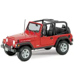 Jeep Wrangler Rubicon Red 1/18 Diecast Model Car by Maisto