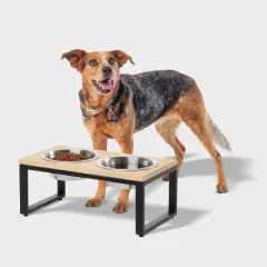 Collapsible Elevated Feeder Double Cat & Dog Bowl - Boots & Barkley&trade;