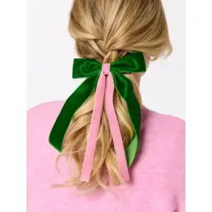 Shiraleah Two-Tone Velvet Bow Clip