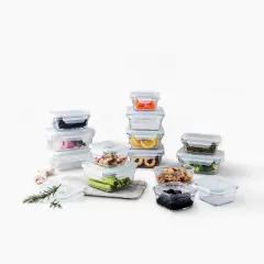 Glasslock Oven Microwave Safe Glass Food Storage Containers Set w/ Lids