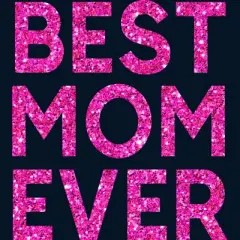 Men's Design By Humans Best Mom Ever Confetti Text By MeowShop Tank Top