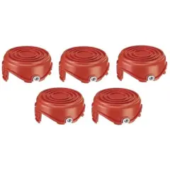 Black and Decker 5 Pack of Genuine OEM Replacement Spool Covers - 90563054-5PK