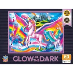 MasterPieces 60 Piece Glow in the Dark Puzzle - Fantasy in Flight - 14"x19"