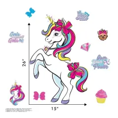 JoJo Siwa's Unicorn Wall Decal - Decalcomania