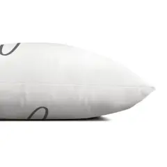 Creative Products Relax Thin Script White and Grey 14x20 Indoor / Outdoor Pillow