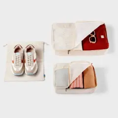 3pc Packing Cube & Laundry Bag Set - Open Story&trade;️