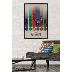 Avengers - Minimalist Logo Framed Poster Trends International