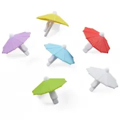 The Lakeside Collection Margarita Cocktail Serving Collection - Umbrella Drink Markers