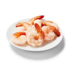Jumbo Tail On Peeled & Deveined Cooked Shrimp - Frozen - 26-30ct/16oz - Good & Gather&trade;