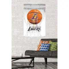 Trends International NBA Los Angeles Lakers - Drip Ball 20 Unframed Wall Poster Prints