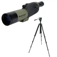 Celestron Ultima 65mm Spotting Scope and TrailSeeker Tripod Bundle