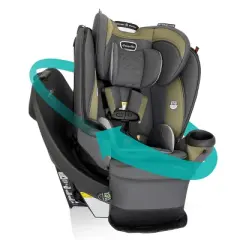 Evenflo Revolve 360 Extend All-in-One Rotational Convertible Car Seat with Quick Clean Cover