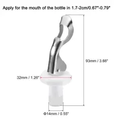 Unique Bargains Reusable Vacuum Expanding Manual Wine Stoppers for Champagne 6 Pcs