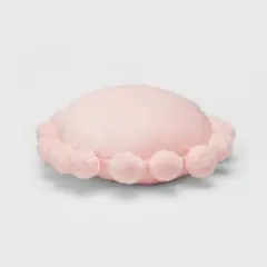 Round Plush Kids' Pillow with Poms-Poms - Pillowfort&trade;