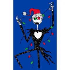 Men's The Nightmare Before Christmas Jack Christmas Lights T-Shirt
