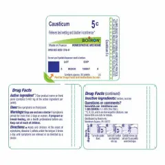 Causticum 5C by Boiron Homeopathic Single Medicine For Personal Care  -  80 Pellet
