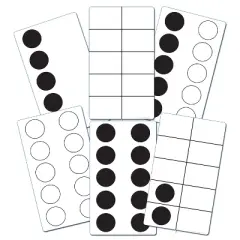 Sensational Math&trade; Ten-Frame Activity Cards, Set of 46
