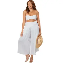 Swimsuits for All Women&rsquo;s Plus Size Ella Flowy Crinkle Beach Pant