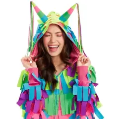Tipsy Elves Pinata Halloween Costumes for Women - Bright Multicolored Pinata Jumpsuit Funny Halloween Costume Adult Jumpsuit