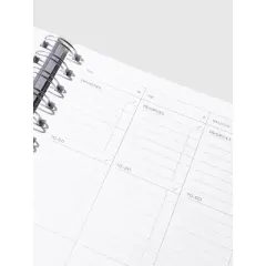 2025 Weekly Task Spiral Notebook | Monday Start | Cloth & Paper