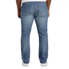 True Nation Damaged Blue Tapered-Fit Destructed Jeans - Men's Big and Tall