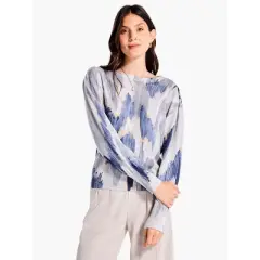 NIC + ZOE Misty Ikat Sweater