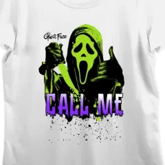 Ghostface Call Me Women's White T-Shirt