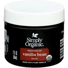 Simply Organic Vanilla Bean Paste -2 fl oz - Case of 6
