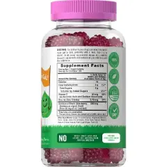 Carlyle Lil' Sprouts Elderberry Gummies for Kids | Zinc and Vitamin C | 120 Count | Berry Flavor