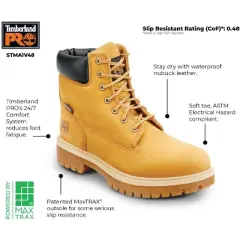 Timberland PRO Men's Soft Toe MaxTRAX Slip Resistant Work Boots
