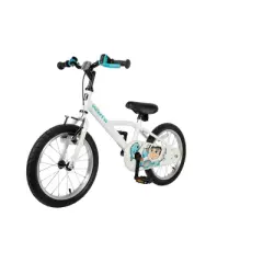 Decathlon Btwin Btwin 100 Frosty Blue Hybrid Bike 16" Kids 3'7" to 4'0"