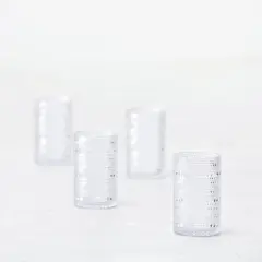 Fortessa Orbetto Outdoor Iced Beverage Cocktail Glass 4 Pack, 13 ounce