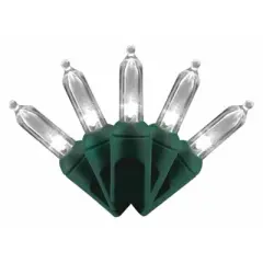 Celebrations Platinum LED T5 Pure White 50 ct String Christmas Lights 25 ft.