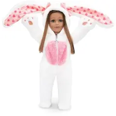 Playtime by Eimmie Easter Bunny Outfit for 18" Dolls with Matching Child Accessories