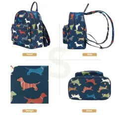 Signare USA Dachshund Blue Daypack