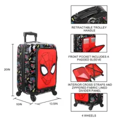 Marvel Spider-Man 20" Hard-Sided Carry-On Luggage