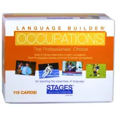 Stages Learning Materials Language Builder Occupation Card Set, Pack of 115