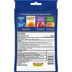 Halls Triple Action Mentho-Lyptus Drops-30 Ct