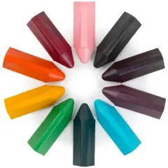 Honeysticks 10ct Triangles Easy-Grip Non Toxic Crayons