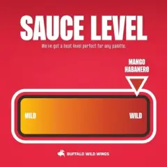 Buffalo Wild Wings Mango Habanero Sauce, 12 fl. oz. (Pack of 4)