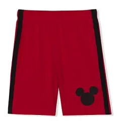 Disney Boy's There Is Only One Mickey Mouse Graphic Tee, 3D Hooded Shirt and Casual Short Set for Toddler